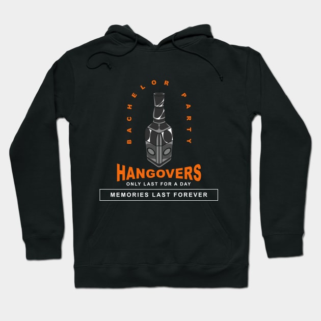 Hangovers only last for a day Hoodie by Markus Schnabel